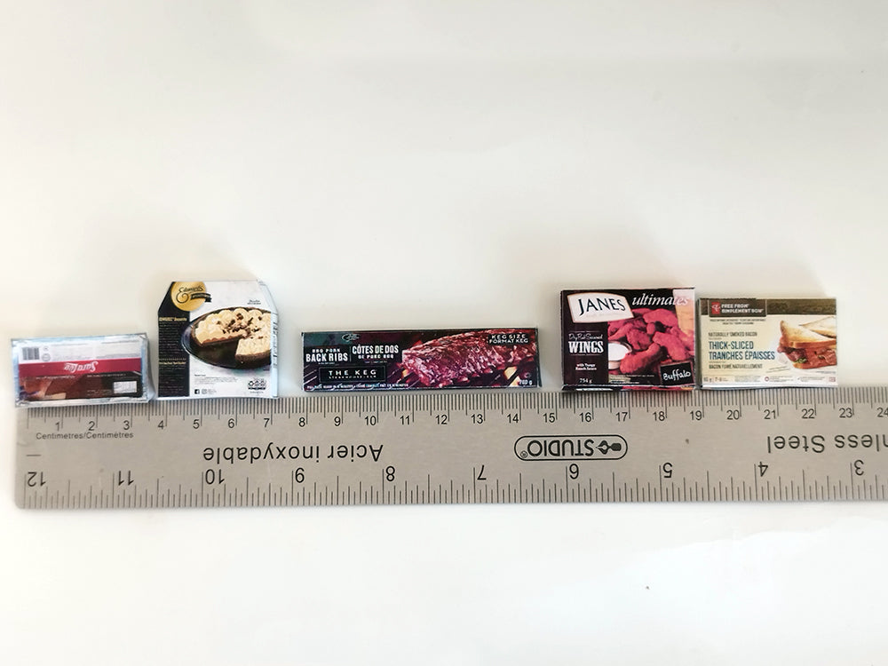 1:6 scale Frozen foods - Printable Dollhouse Frozen foods