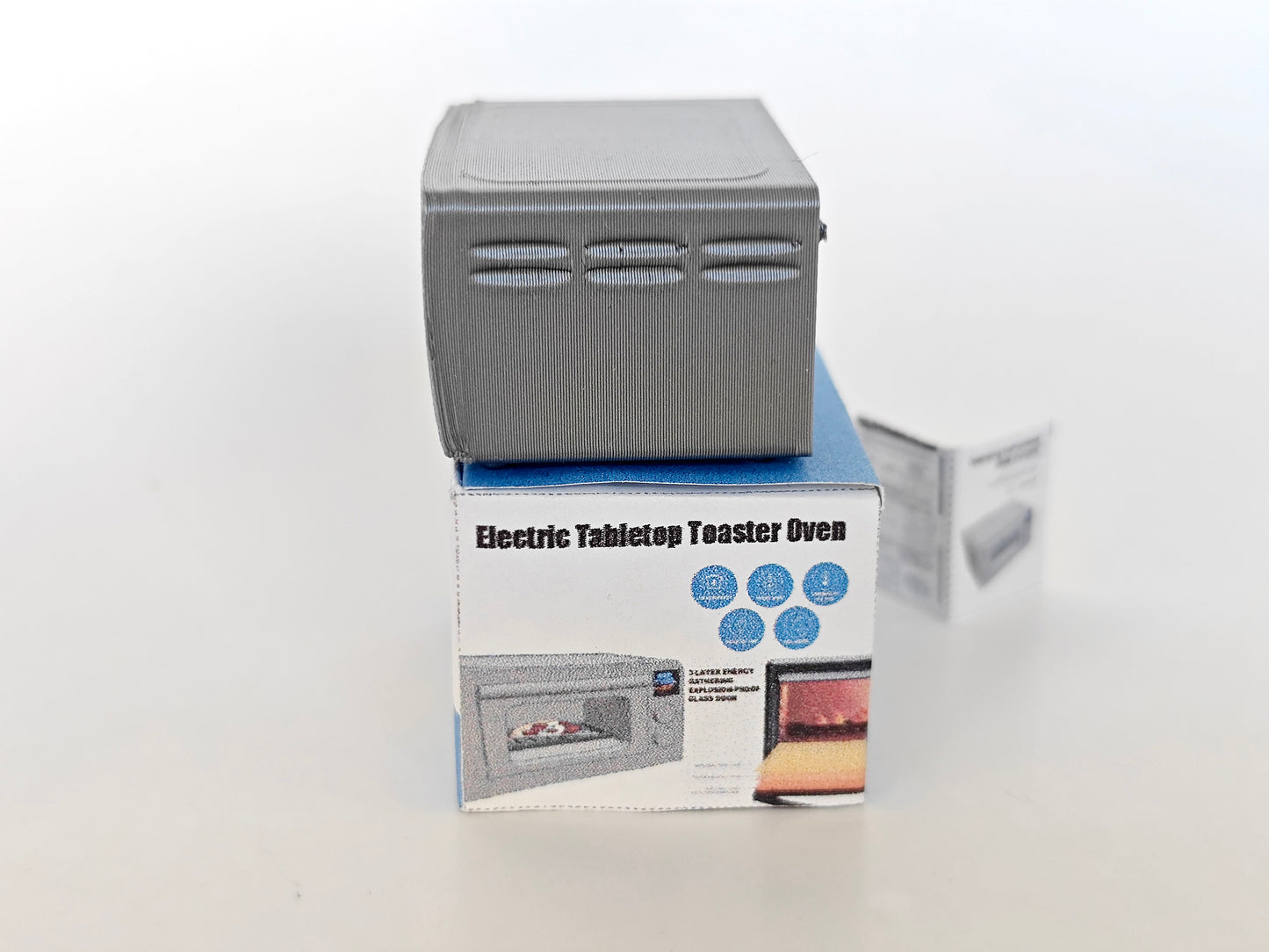 3D printing STL - 1:12 Toaster oven plus box and Manuel, mini cookware, mini pot, kitchen, applicants, cooking scene