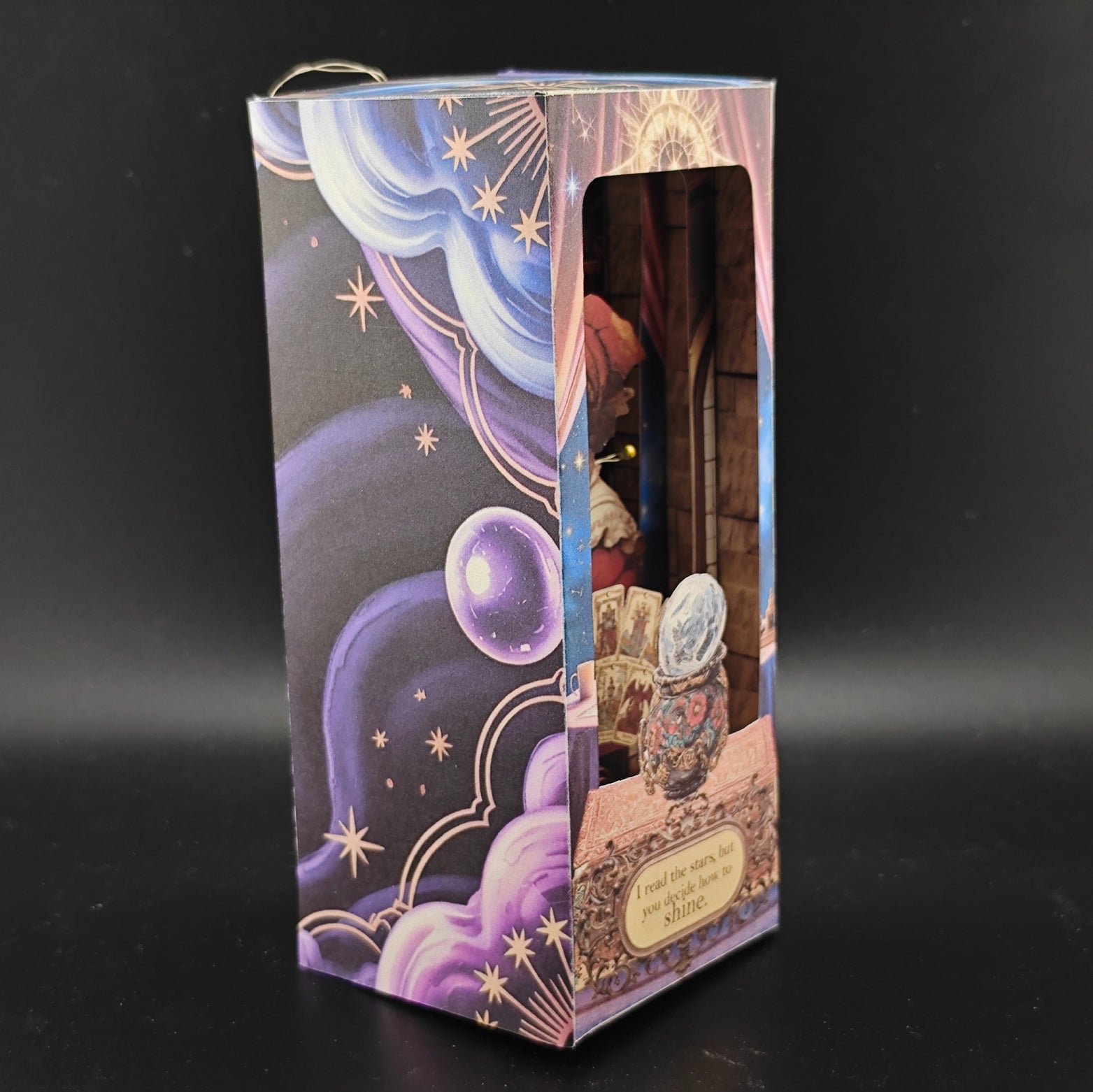 Fortune teller BookNook Kit: Paper Diorama Template (PDF & PNG for Cricut)