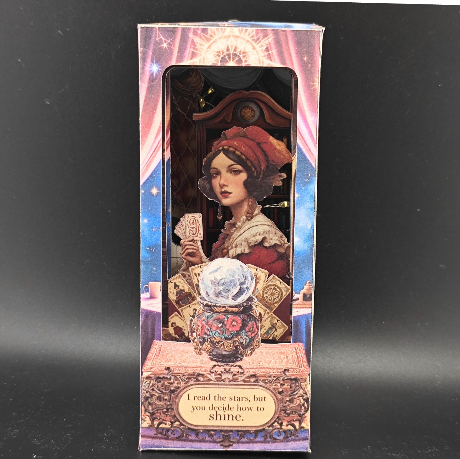Fortune teller BookNook Kit: Paper Diorama Template (PDF & PNG for Cricut)