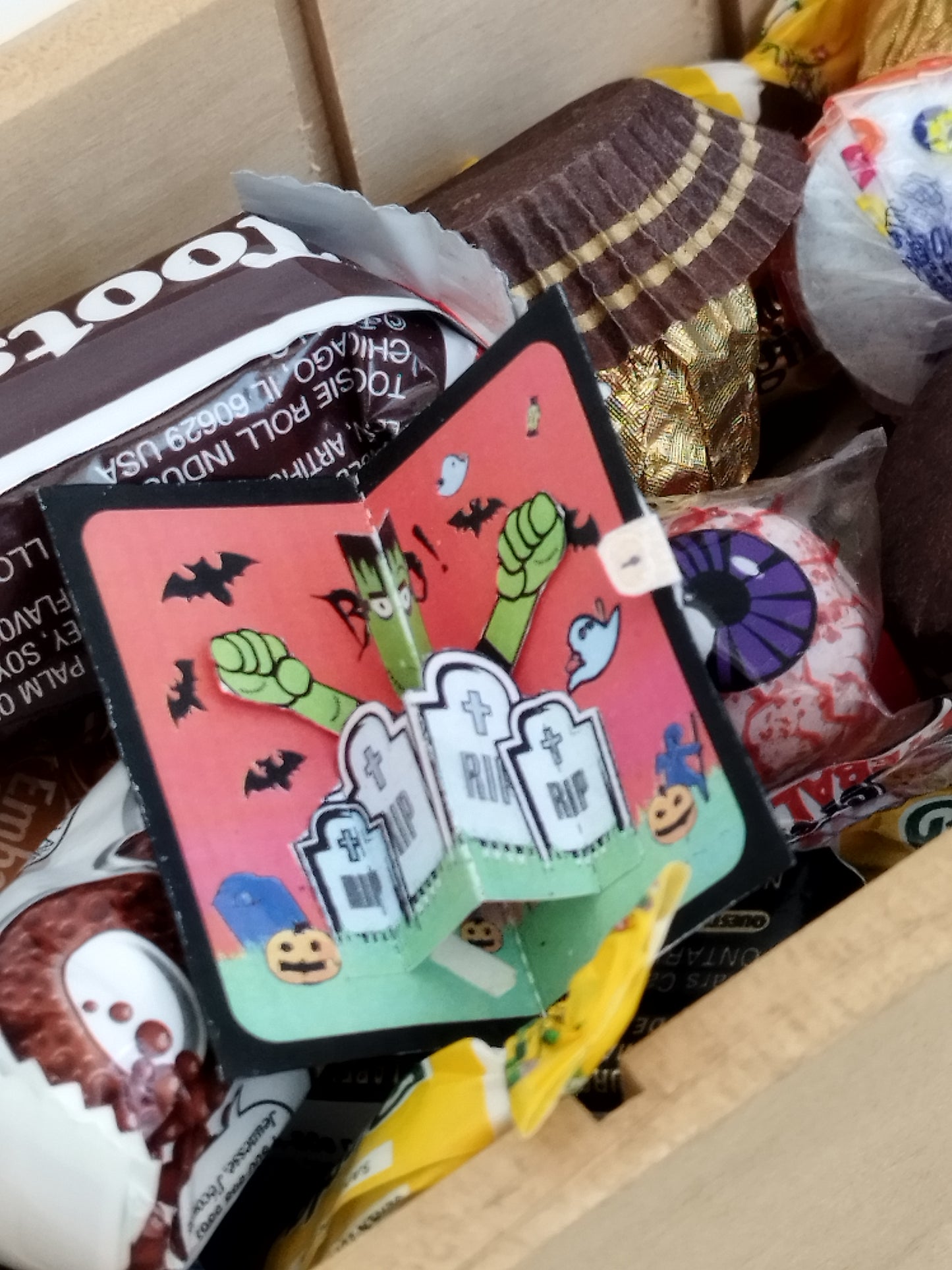 Large & mini Halloween Pop-up card, DIY card, customize card, mini card, Pop-Up card template