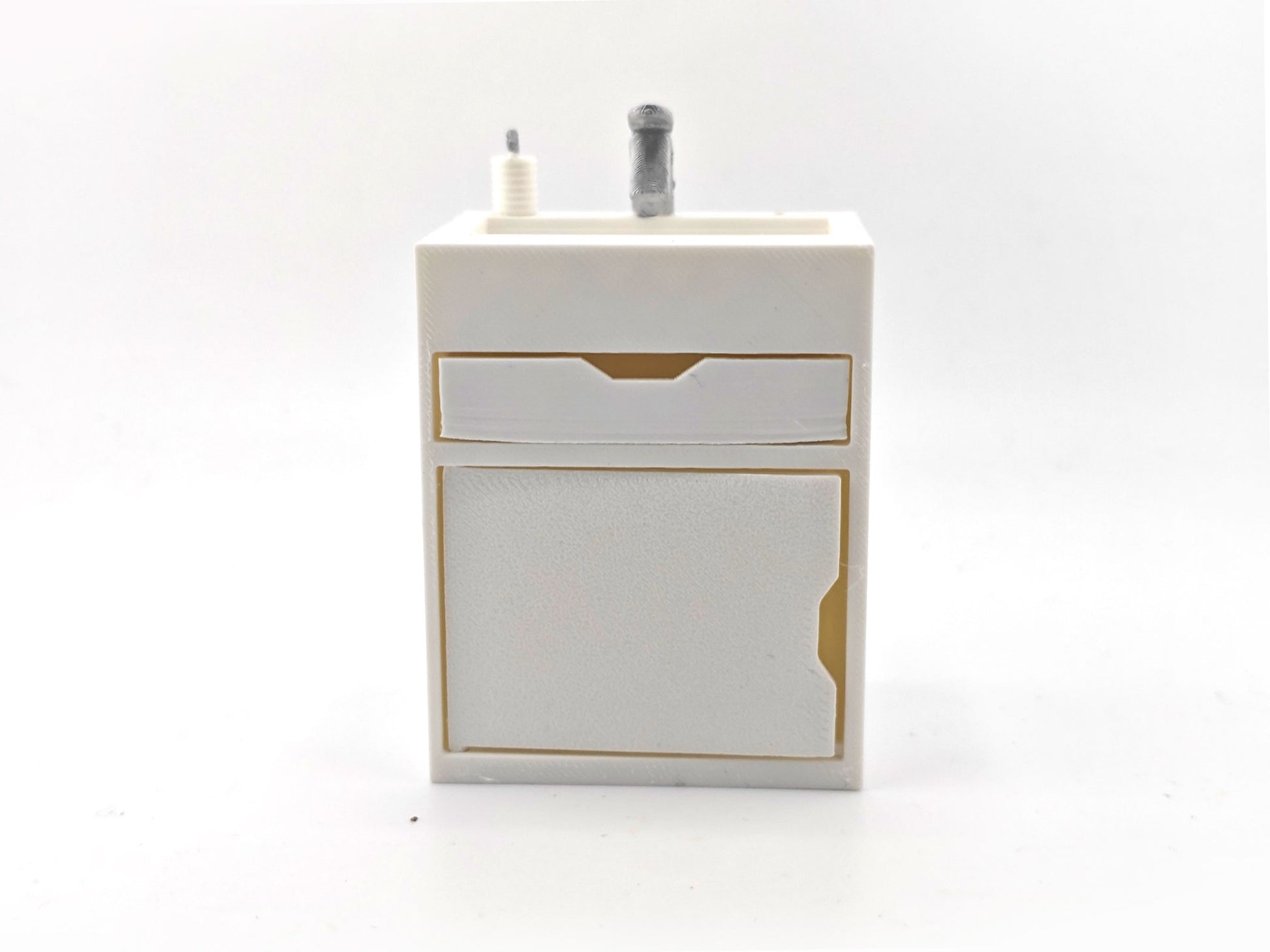 1:12 Toilet Sink STL File | Dollhouse Bathroom, Washroom & Restroom Miniature Diorama