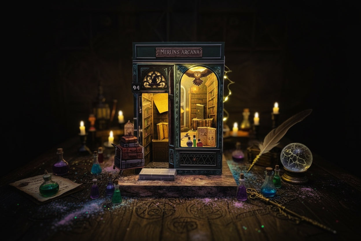 Light-Up Miniature Room Kits
