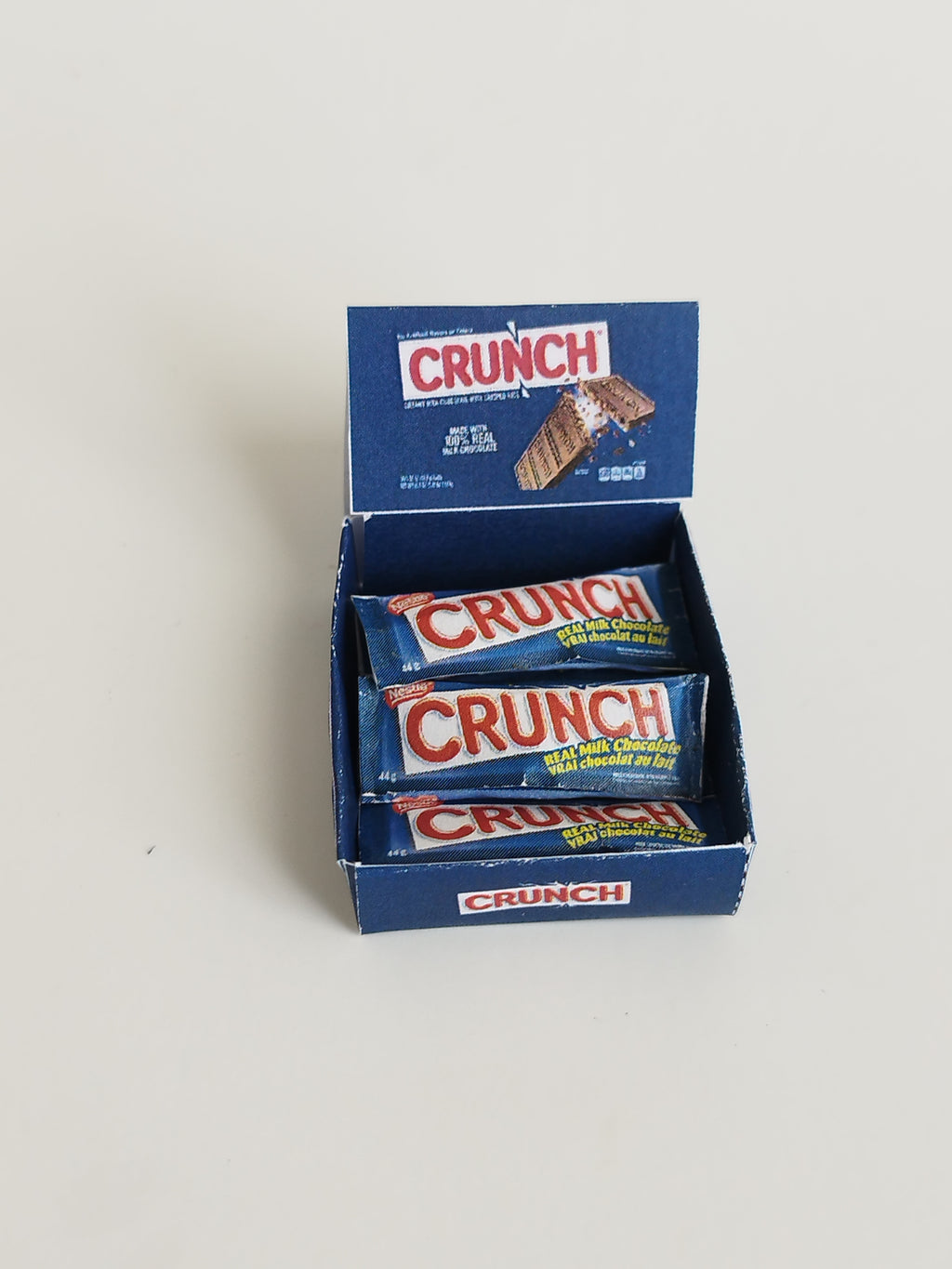 1 6 Scale, chocolate bar Supermarket Display Box and Chocolate Set - Printable Dollhouse Snack for Barbies and DIY