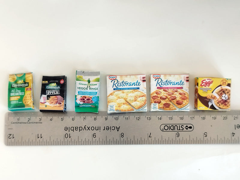 1:6 scale Frozen foods - Printable Dollhouse Frozen foods