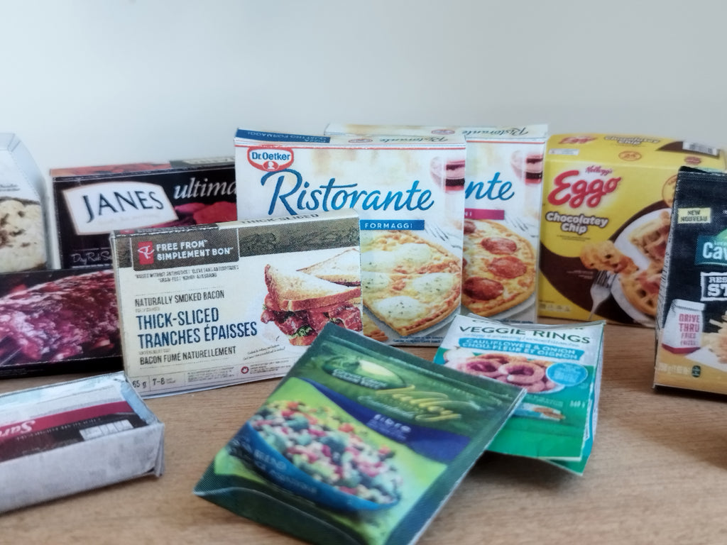 1:6 scale Frozen foods - Printable Dollhouse Frozen foods