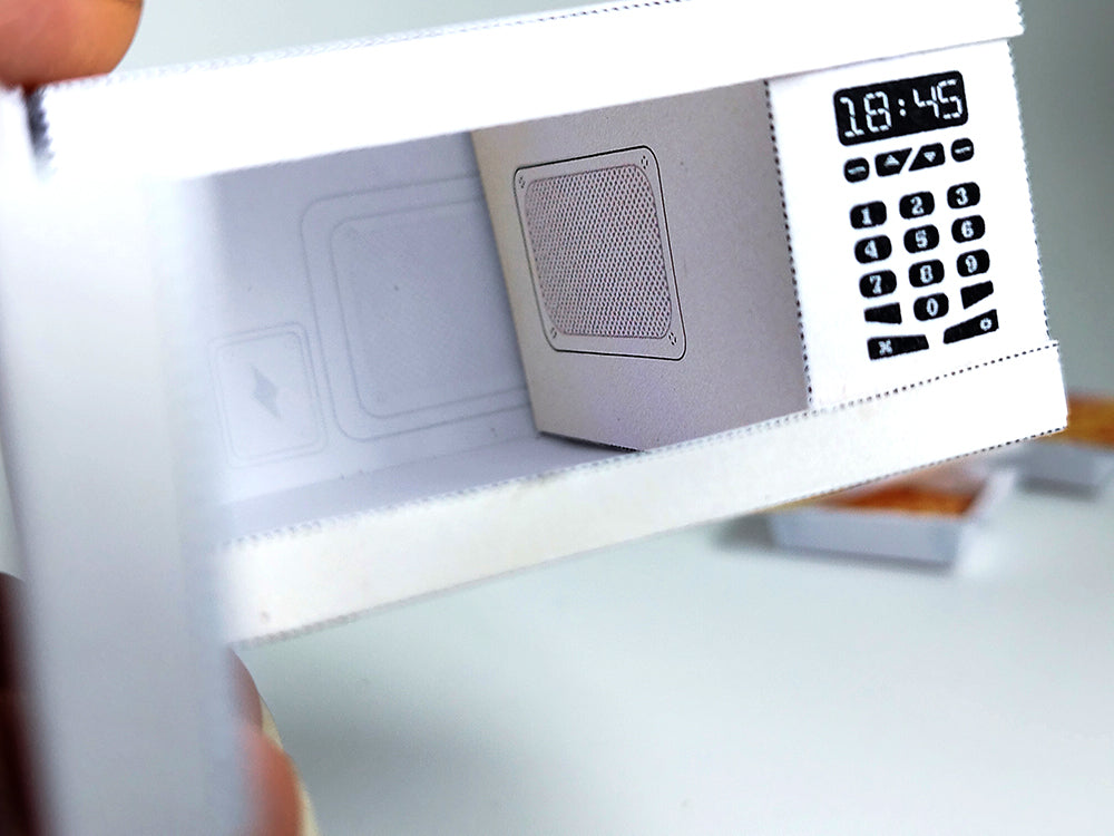 1:6 scale DIY printable Microwave | Easy Fun Hobby – Build My Mini