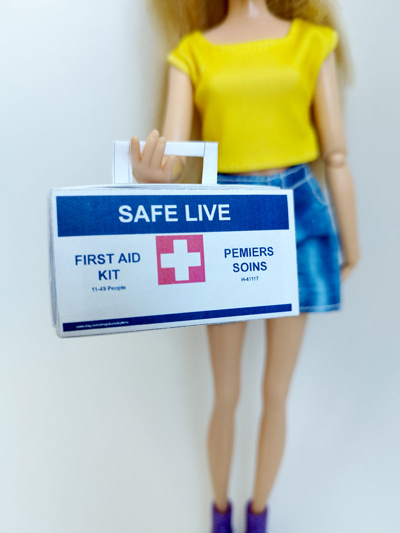 Dollhouse First Aid Kit: Miniature Medical Box, Bandages (PDF Pattern)