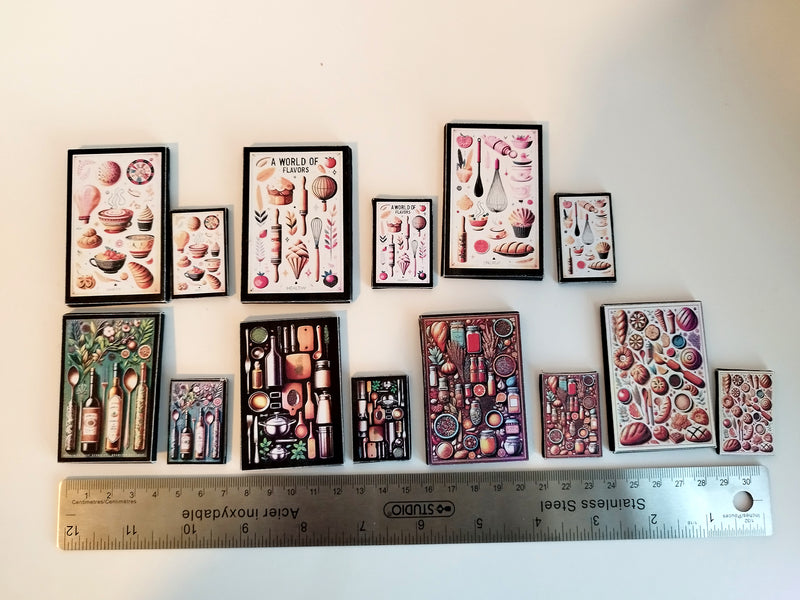 Dollhouse Wall Art Prints - Miniature Photos, 1:6 and 1∶12 Scale (Digital Download)