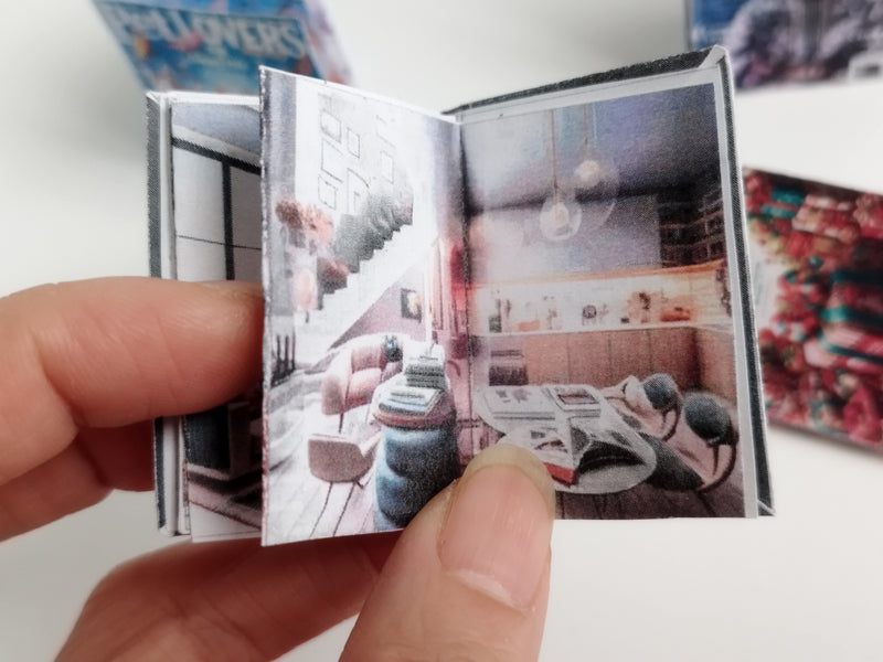 1:6 Scale Dollhouse Magazine & Newspaper, Miniature Decor (PDF Pattern)
