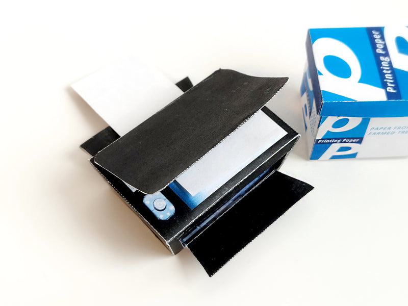 1:6 paper printer and printing paper  -  Designed for crafting dollhouse office space