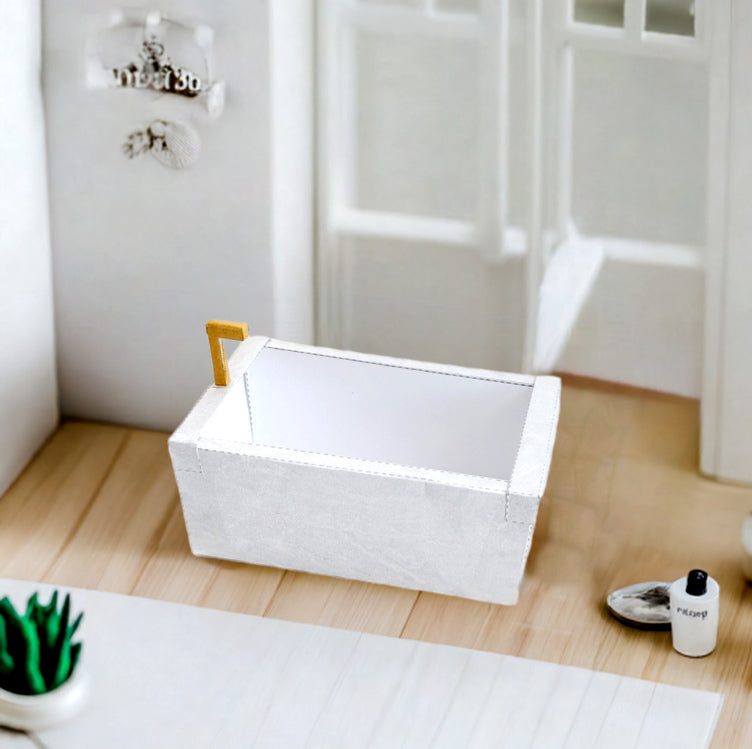 1:12 bathroom Bath Tub  Printable Dollhouse furniture  DIY printable miniature template  BMM Shoe Box  Bathroom scenes