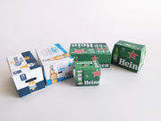1:6 Scale , 5 items beers, cold drinks, refrigerator beer, alcohol ,  yearly ornament