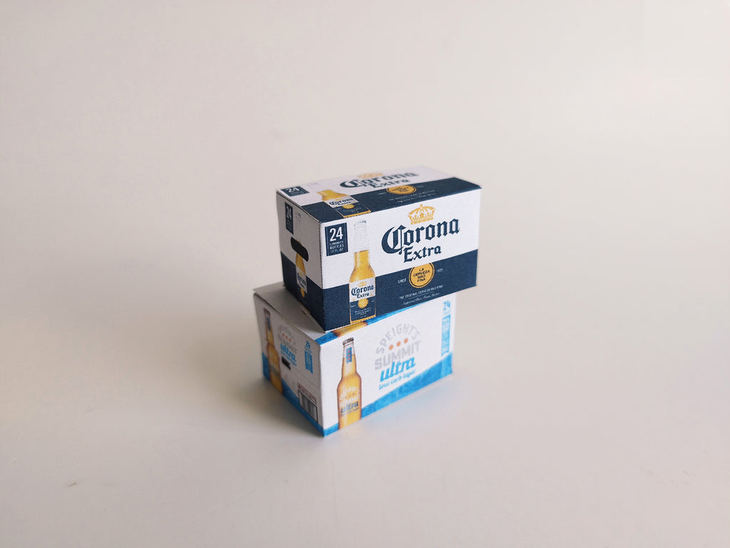 1:6 Scale , 5 items beers, cold drinks, refrigerator beer, alcohol ,  yearly ornament
