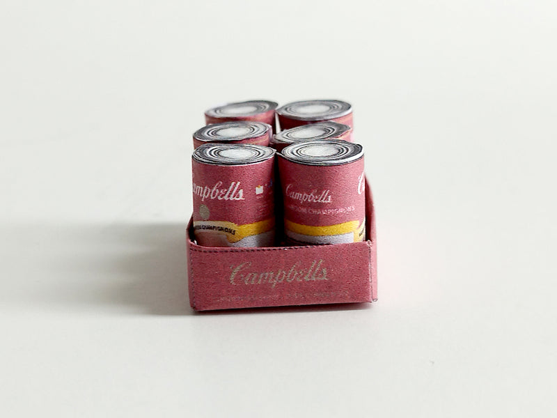 DIY Craft Template — 6 Soup Can Styles for 1:6 Doll Supermarket