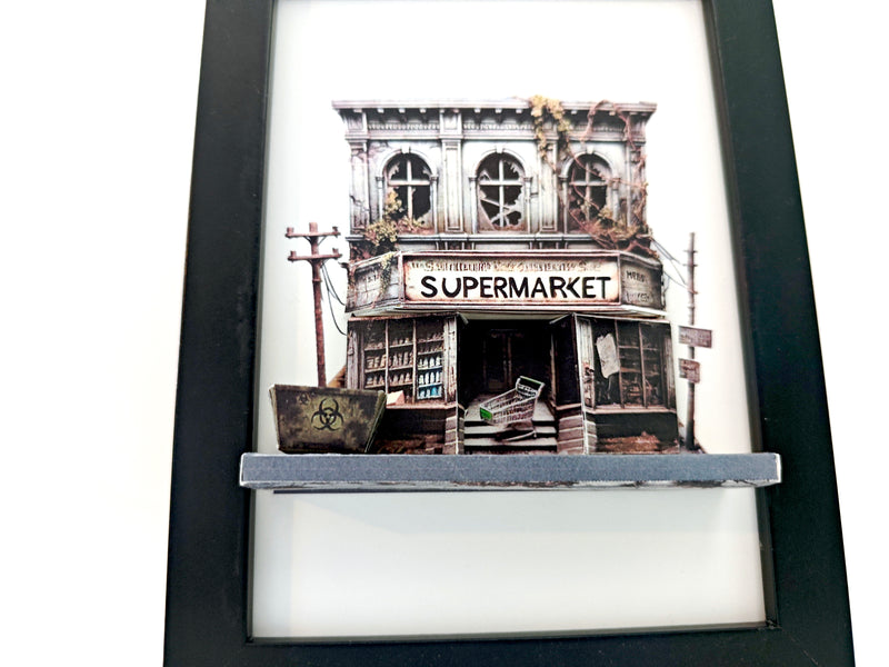PickScene Zombie Hypocaust Supermarket 5*7 inches 3D frame