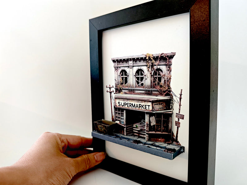 PickScene Zombie Hypocaust Supermarket 5*7 inches 3D frame
