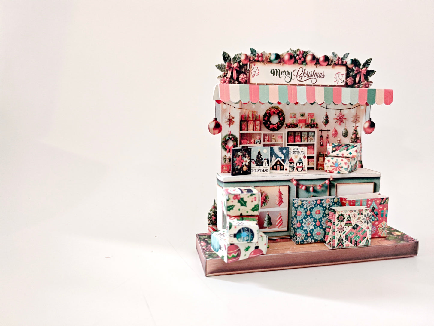 - PickScene Christmas stand -, Christmas presents, cards, bags, DIY present for friends, holiday card, gift idea,