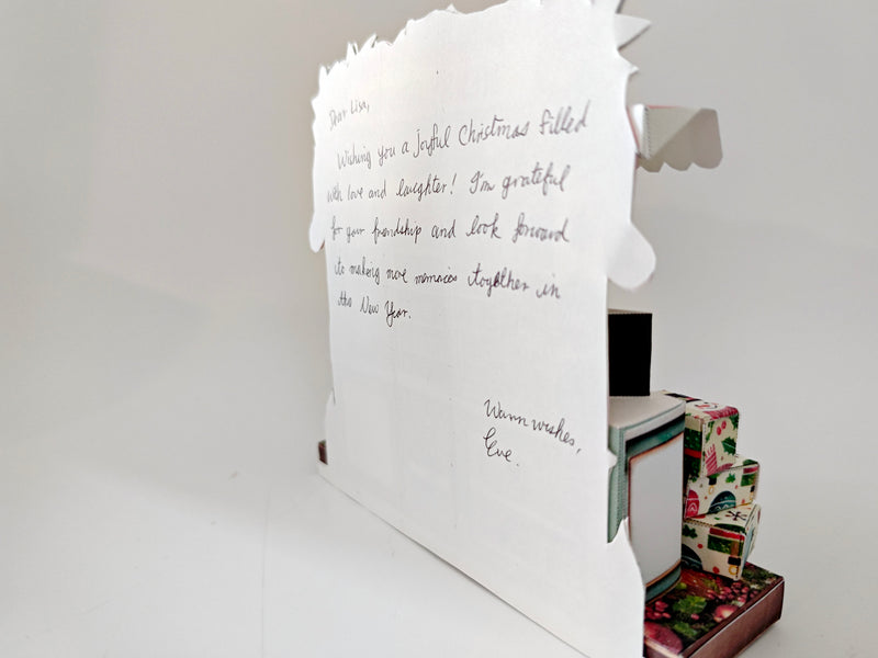 Christmas stand, presents, cards, bags, DIY present for friends, holiday card, gift idea,