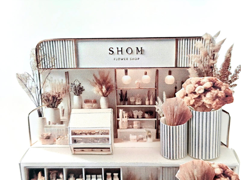 DIY Miniature Flower Shop Stand Template (Digital Download)