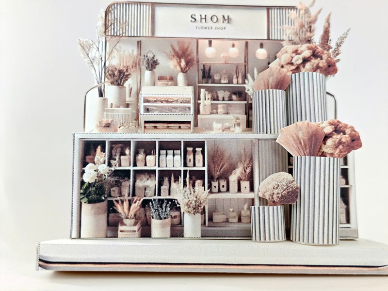 DIY Miniature Flower Shop Stand Template (Digital Download)