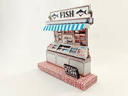 Whether as a wall decoration or a heartfelt gift, this customizable template lets you create a personalized tribute to the charm of a fish shop stand. Perfect for any occasion, this printable template brings creative 3D design to life in the form of a delightful fish shop stand miniature. Download and personalize it for those who appreciate the unique charm of a bustling fish mar
