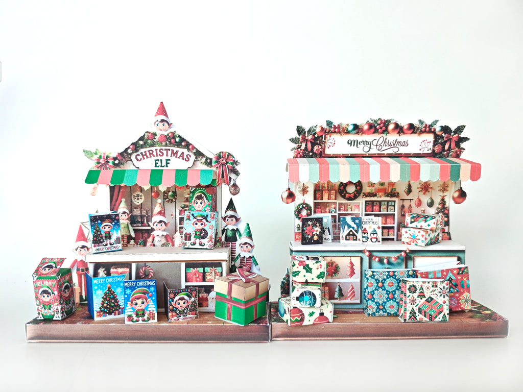 x'mas stand DIY miniature kit- Christmas present