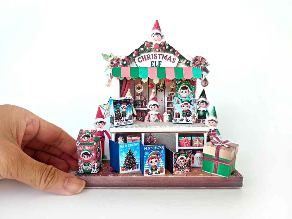 x'mas stand DIY miniature kit- Christmas present