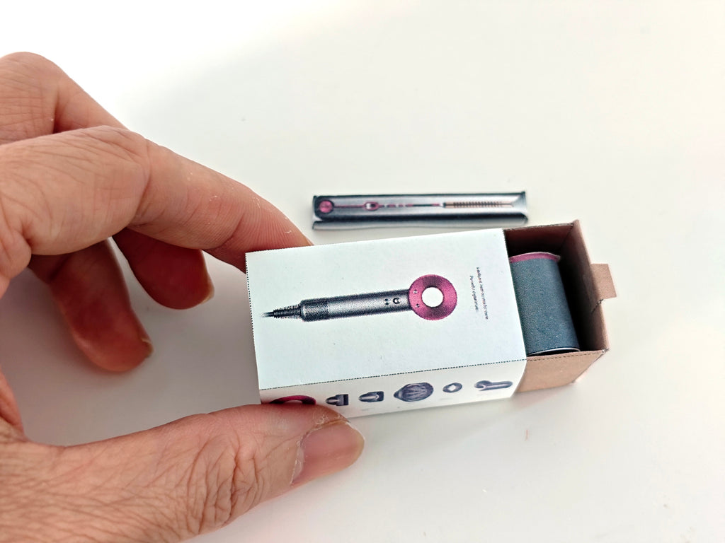 Printable DIY Hair Dryer and Hair Straightener, restroom stuffs, hair style, hair beauty, 1:6 scale, 3 items, Ornament
