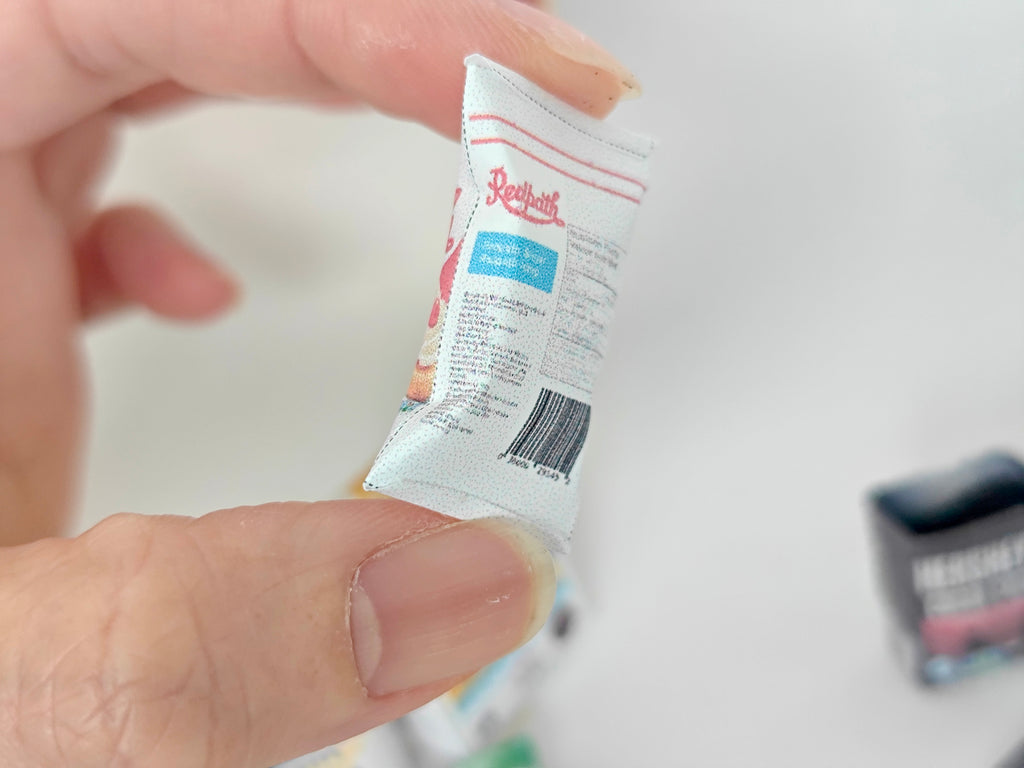 1:6 Vegan Pecan Christmas Cookies for Santa — 10-Piece Printable Dollhouse Baking Set with Real Recipe