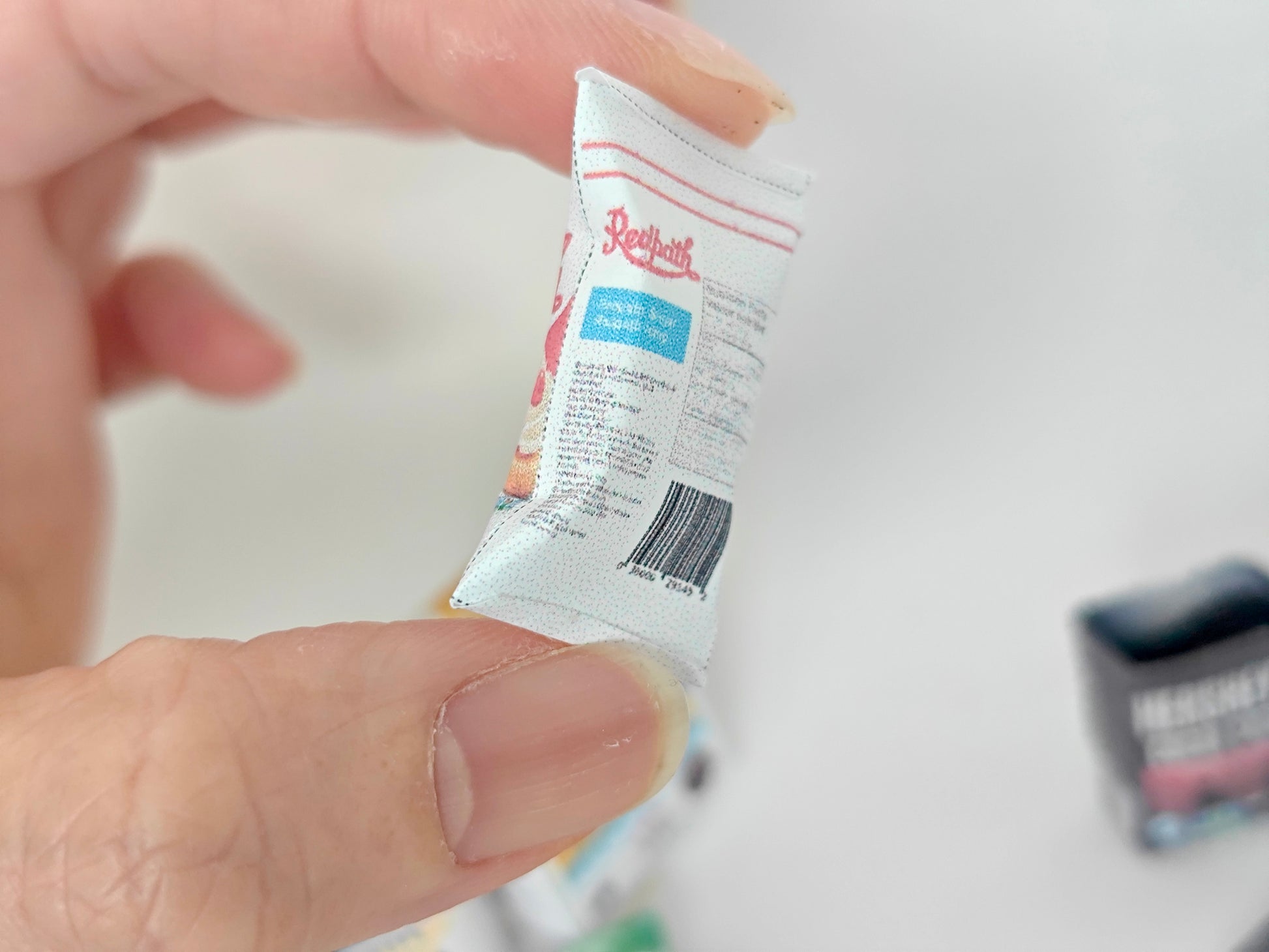 1:6 Vegan Pecan Christmas Cookies for Santa — 10-Piece Printable Dollhouse Baking Set with Real Recipe