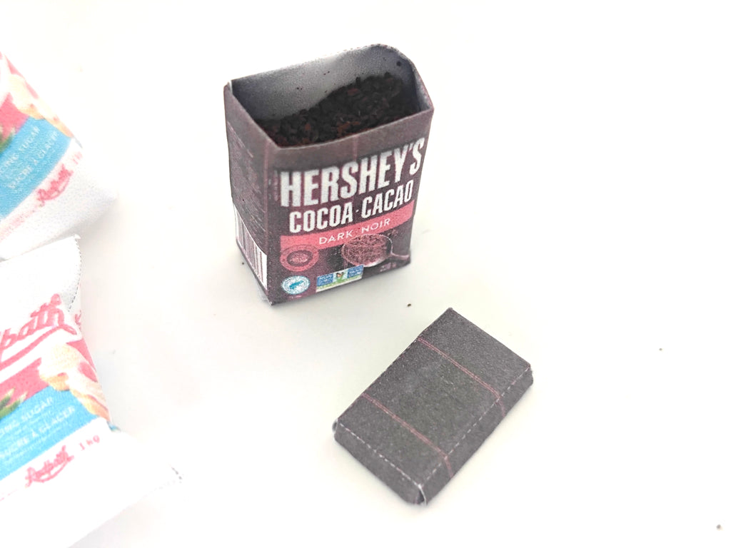 1:6 scale printable vegan pecan Christmas cookie baking set with 10 miniature pieces for dollhouse holiday scenes