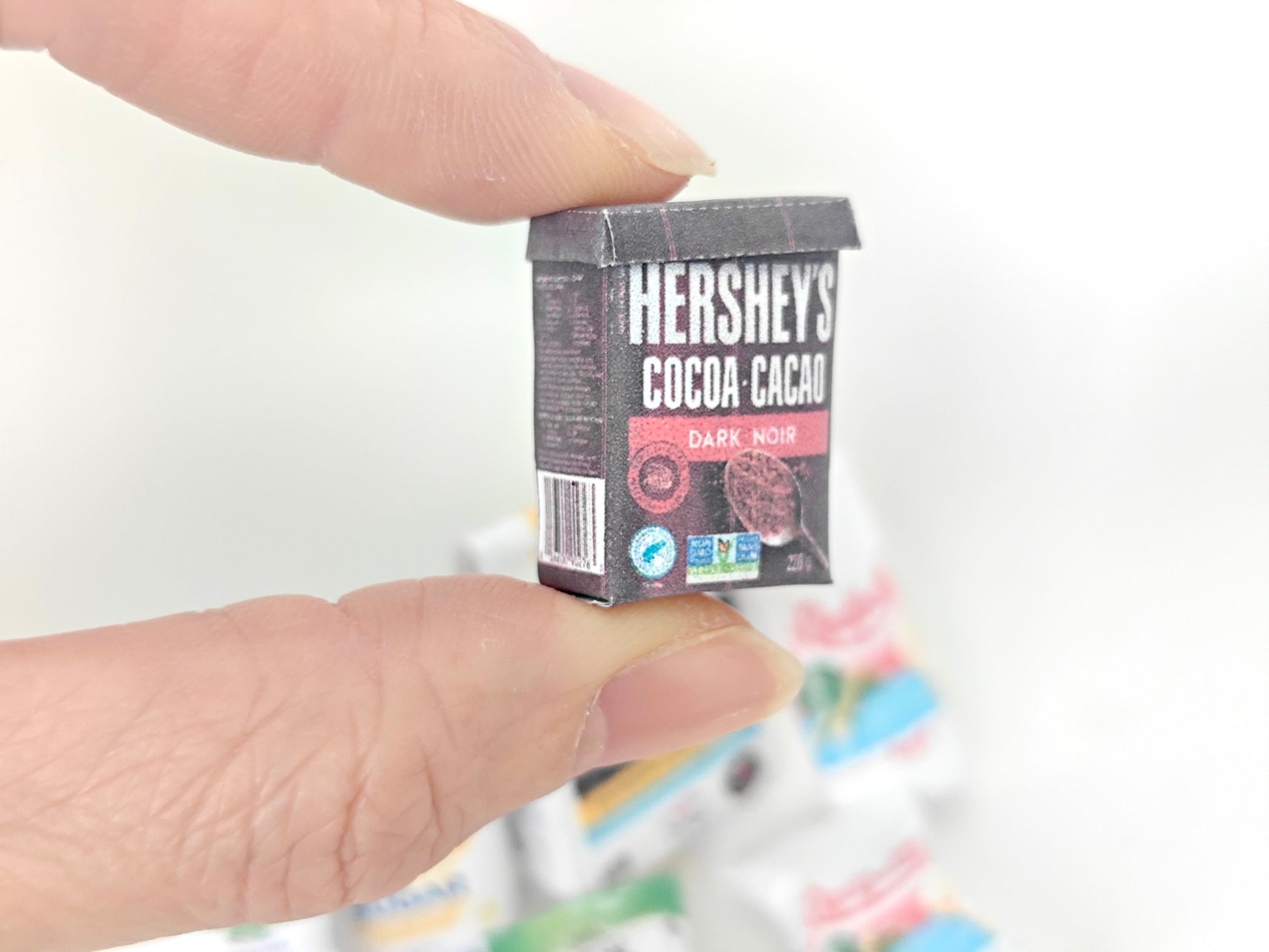 1:6 Vegan Pecan Christmas Cookies for Santa — 10-Piece Printable Dollhouse Baking Set with Real Recipe