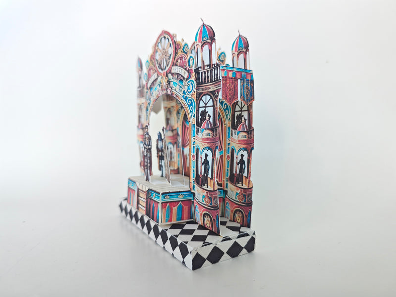 Castle Paper Theater Stand, Miniature Scene Kit (Printable)