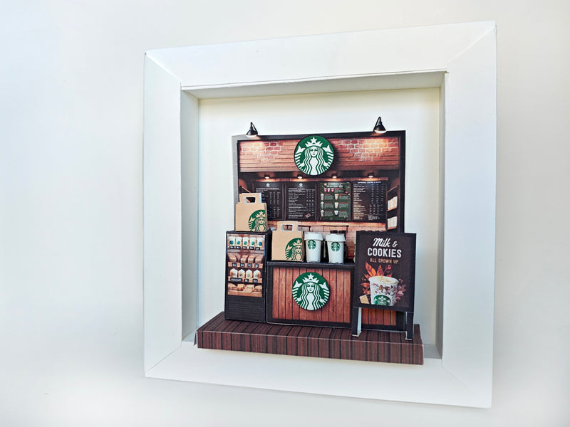 Whether as a wall decoration or a heartfelt gift, this customizable template lets you create a personalized tribute to the beauty of Starbucks. Perfect for marking any occasion, this printable template brings creative 3D design to life in the form of a charming  Starbucks miniature. Download and personalize it for those who appreciate the delicate.