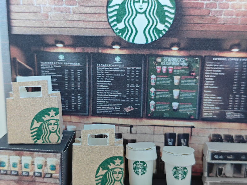 Whether as a wall decoration or a heartfelt gift, this customizable template lets you create a personalized tribute to the beauty of Starbucks. Perfect for marking any occasion, this printable template brings creative 3D design to life in the form of a charming  Starbucks miniature. Download and personalize it for those who appreciate the delicate.