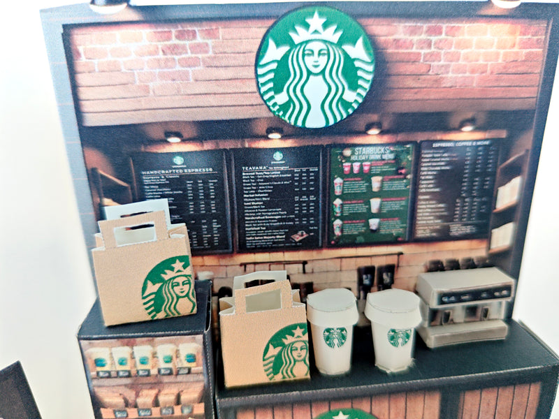 Whether as a wall decoration or a heartfelt gift, this customizable template lets you create a personalized tribute to the beauty of Starbucks. Perfect for marking any occasion, this printable template brings creative 3D design to life in the form of a charming  Starbucks miniature. Download and personalize it for those who appreciate the delicate.