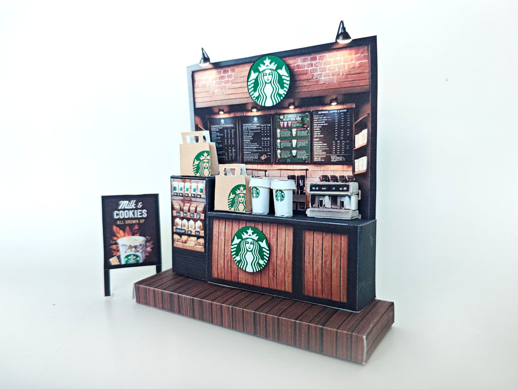 Whether as a wall decoration or a heartfelt gift, this customizable template lets you create a personalized tribute to the beauty of Starbucks. Perfect for marking any occasion, this printable template brings creative 3D design to life in the form of a charming  Starbucks miniature. Download and personalize it for those who appreciate the delicate.