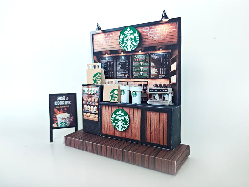 Whether as a wall decoration or a heartfelt gift, this customizable template lets you create a personalized tribute to the beauty of Starbucks. Perfect for marking any occasion, this printable template brings creative 3D design to life in the form of a charming  Starbucks miniature. Download and personalize it for those who appreciate the delicate.