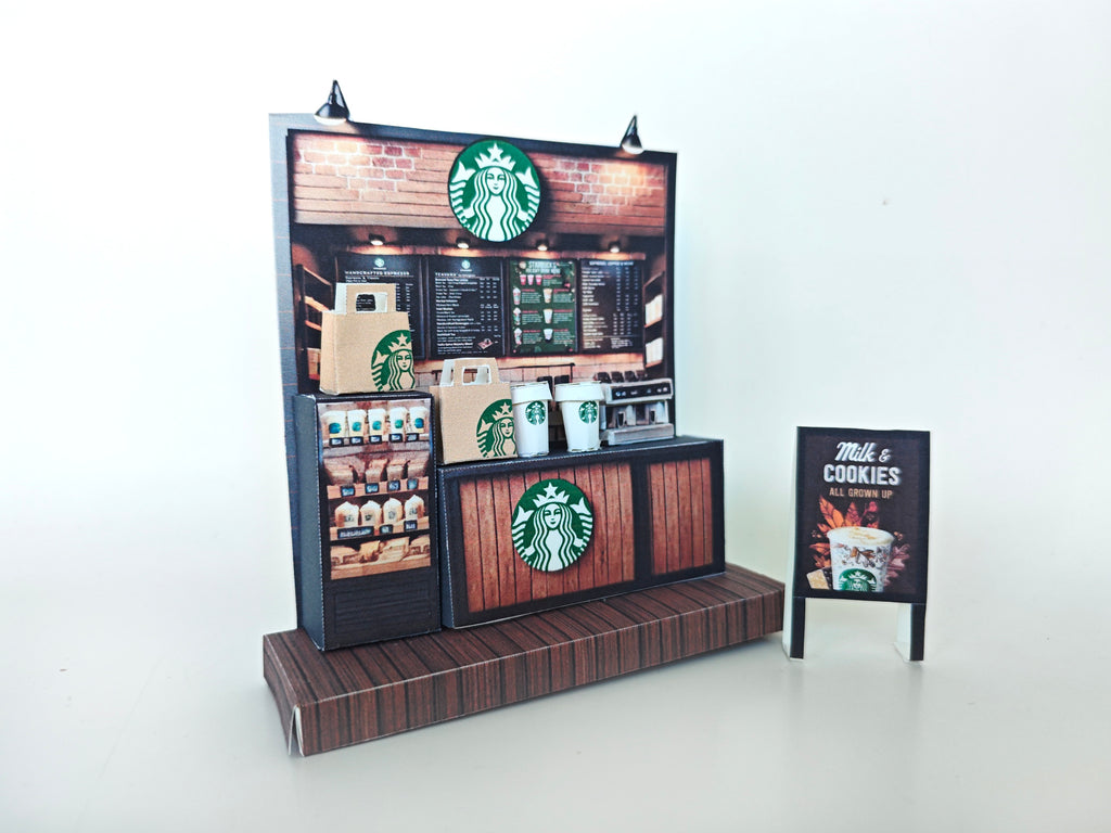 Whether as a wall decoration or a heartfelt gift, this customizable template lets you create a personalized tribute to the beauty of Starbucks. Perfect for marking any occasion, this printable template brings creative 3D design to life in the form of a charming  Starbucks miniature. Download and personalize it for those who appreciate the delicate.