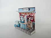 Pick Scene Vintage Boutique Stand - backdrop, diorama,  Hat box, luggage, fashion magazine