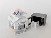 3D printing STL - 1:12 openable Microwave plus box and Manuel, mini cookware, mini pot, kitchen, applicants, cooking scene