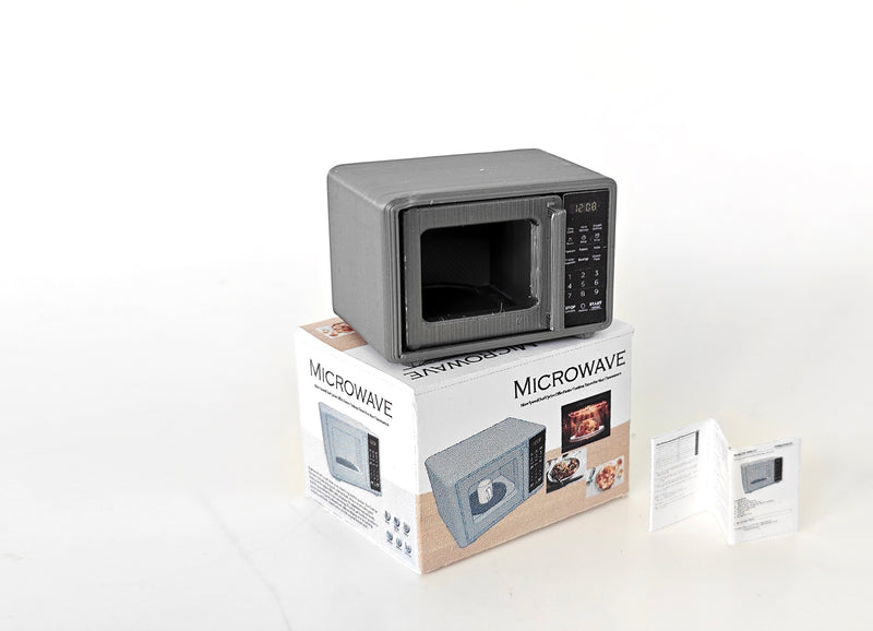 3D printing STL - 1:12 openable Microwave plus box and Manuel, mini cookware, mini pot, kitchen, applicants, cooking scene