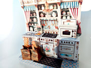 Pick Scene Vintage Victoria kitchen Stand, backdrop, diorama, arts, design, mini kitchen