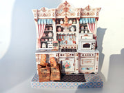 Pick Scene Vintage Victoria kitchen Stand, backdrop, diorama, arts, design, mini kitchen