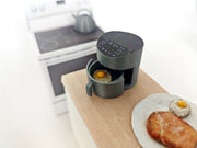 3D printing STL - 1:12 mini Air fryer plus box and Manuel, mini cookware, miniatures, kitchen applicants, mini cooking, real cook
