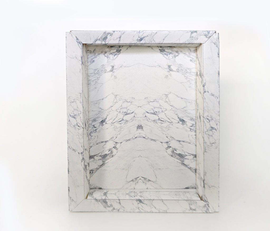 5x7 Marble Paper Shadow Box photo Frame Template (PDF Pattern)