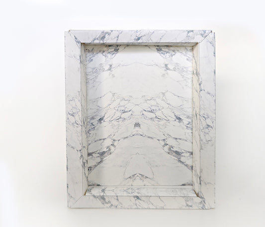 7X5 inches Marble paper photo frame template,  shadow box frame  , empty blank paper frame, 3 card stock papers to print