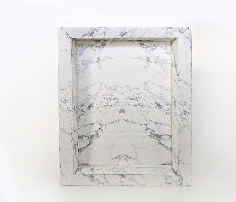 5x7 Marble Paper Shadow Box photo Frame Template (PDF Pattern)