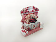 Valentines day stand DIY miniature kit, Valentines  presents, cards, boxes, DIY present to love, holiday card, gift idea, necklace case, box
